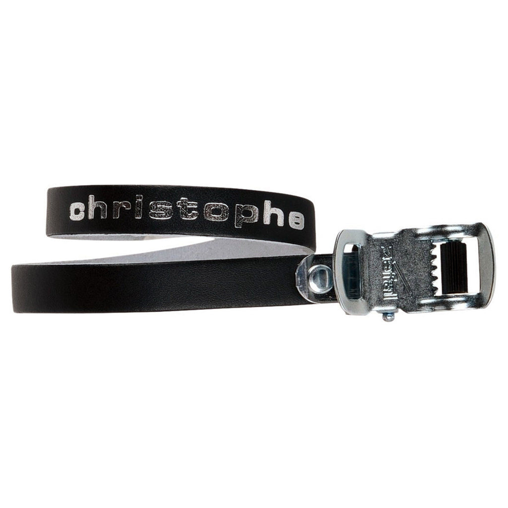 Zefal leather toe clip straps pair