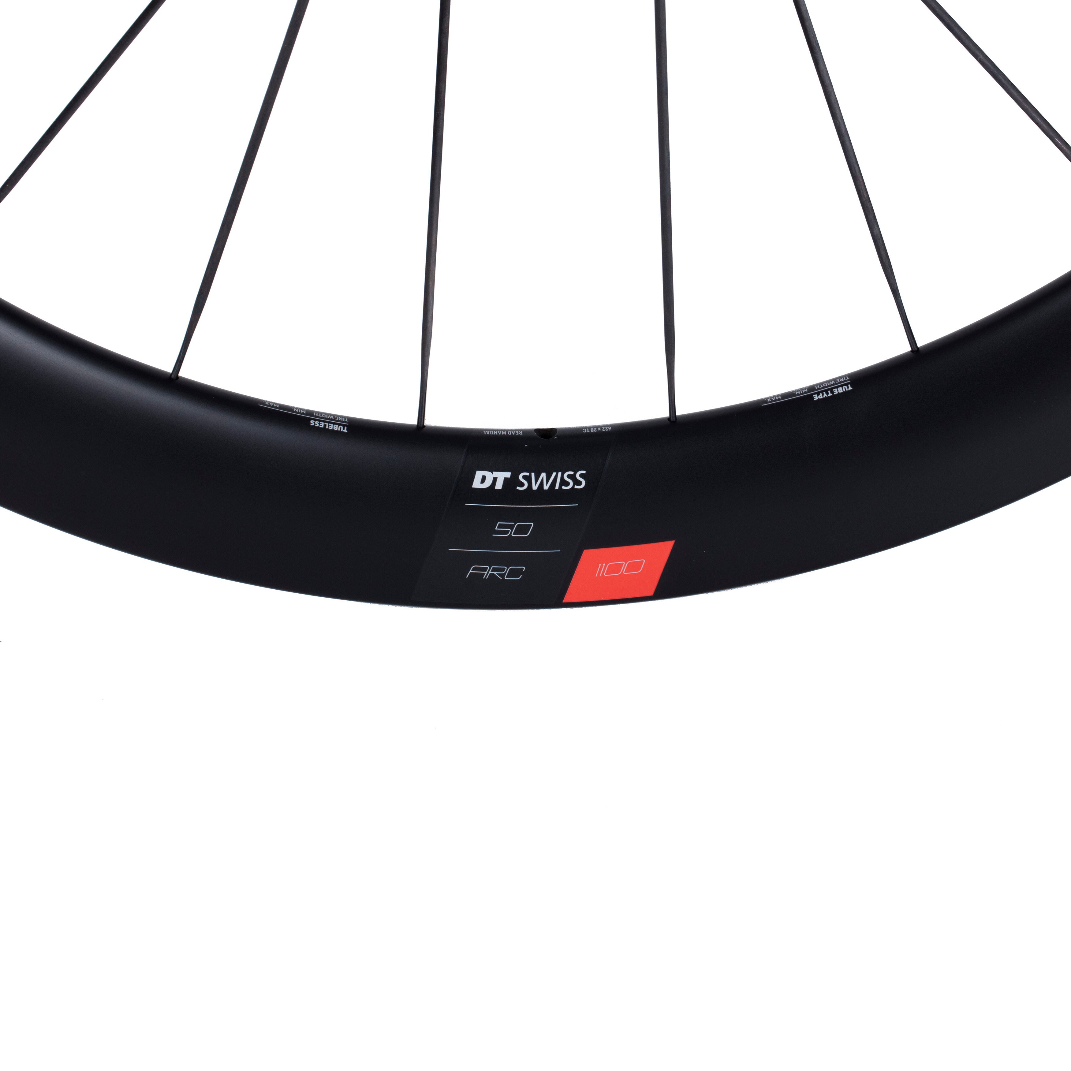 DT Swiss ARC 1100 Dicut DB 50 Carbon Disc Tubeless Ready front wheel