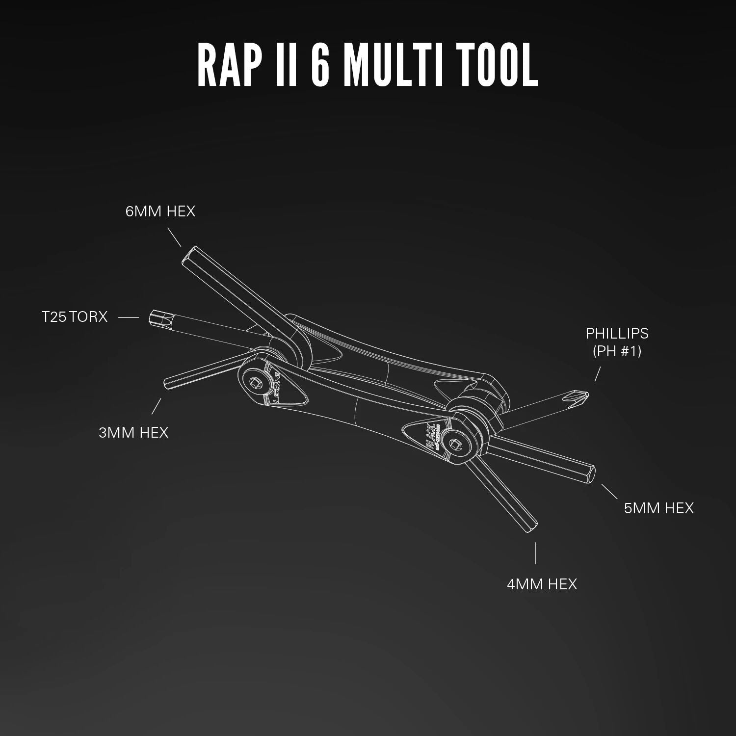 Lezyne Rap II 6 folding tool