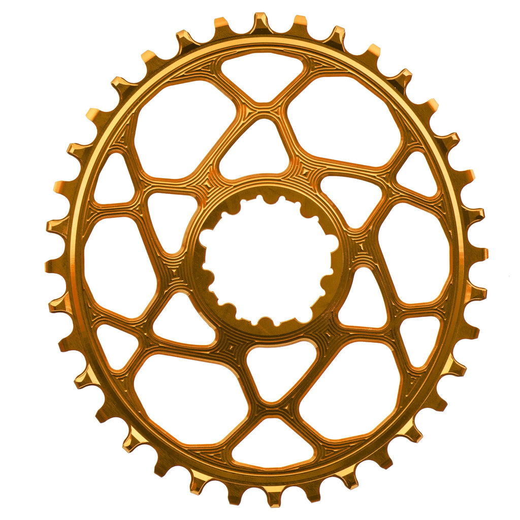 Absolute Black Sram Direct Mount Narrow Wide oval chainring