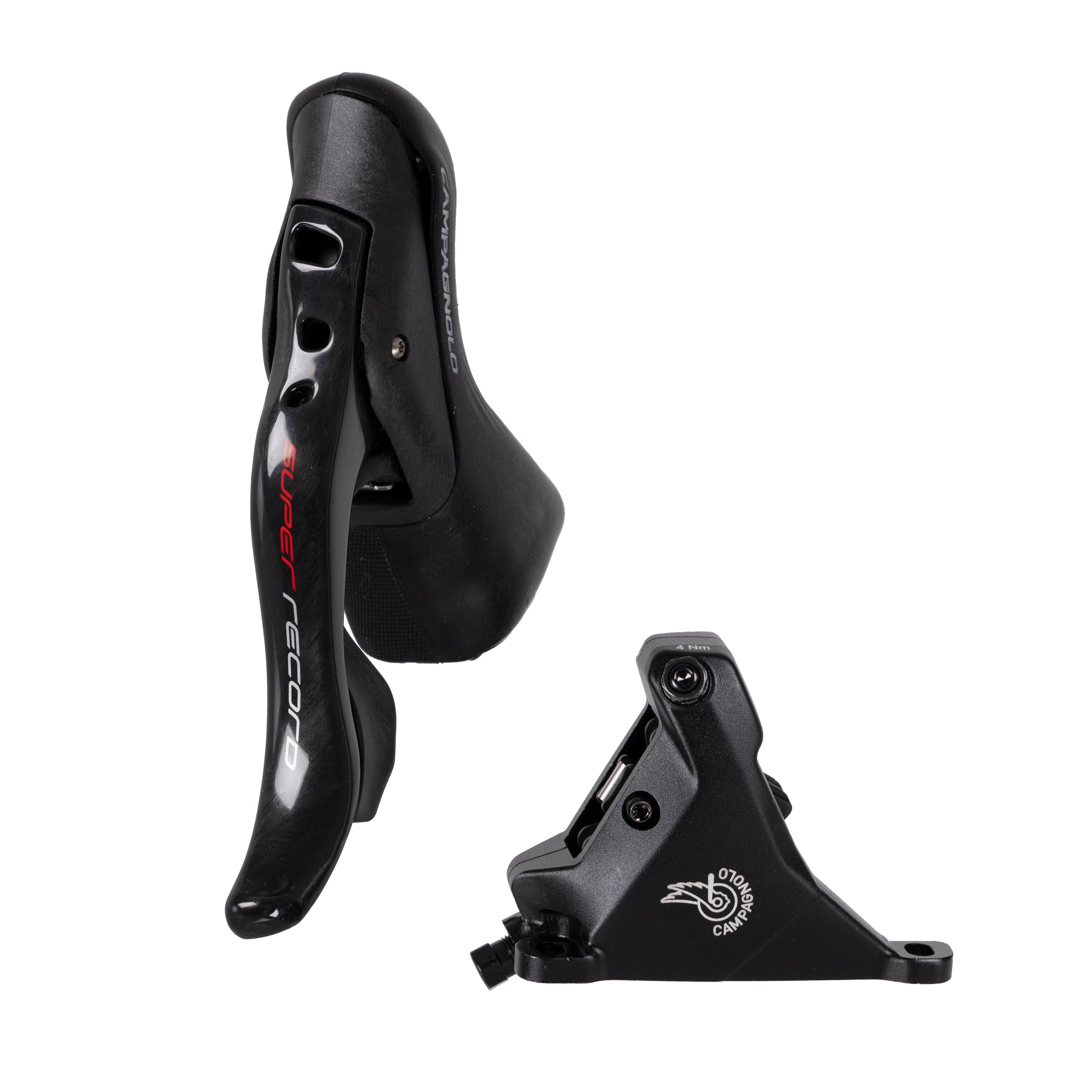 Campagnolo Super Record Ergopower Ultra Shift 12S left gear shifter + caliper