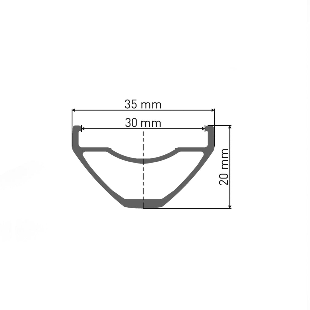 DT Swiss H 1900 Spline 29" Disc 6 bolts Boost front wheel
