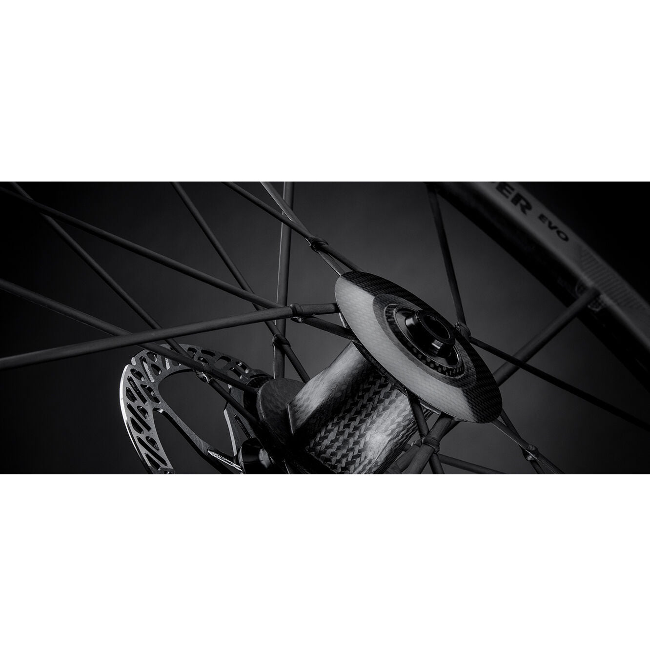 Lightweight Pfadfinder EVO Schwarz ED Carbon tubeless Disc rear wheel
