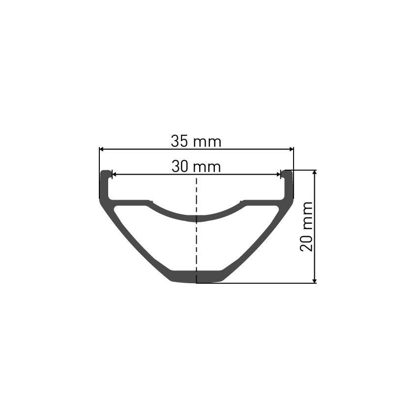 DT Swiss H 1900 Spline 29" Disc Center Lock Boost front wheel