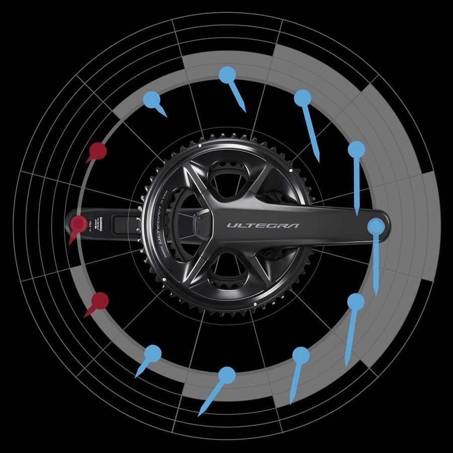 Shimano Ultegra FC-R8100-P Powermeter (without crowns) crank arm