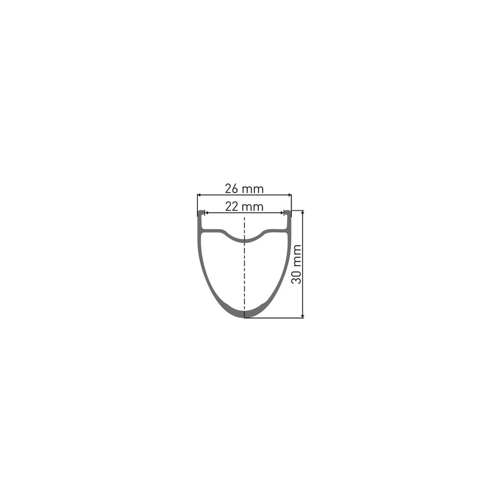 DT Swiss E 1800 Spline 30 Disc front wheel