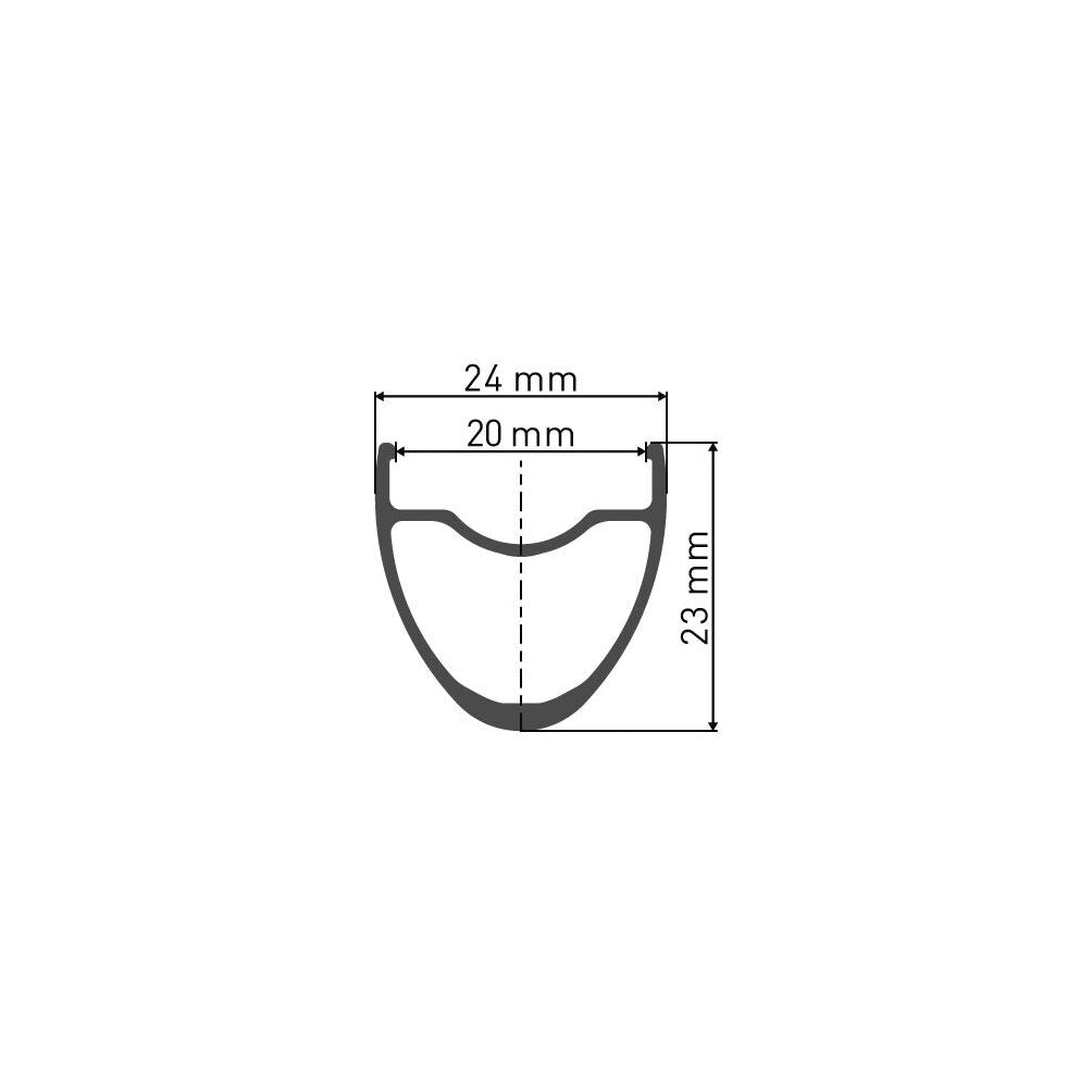 DT Swiss PR 1600 Spline 23 Disc rear wheel