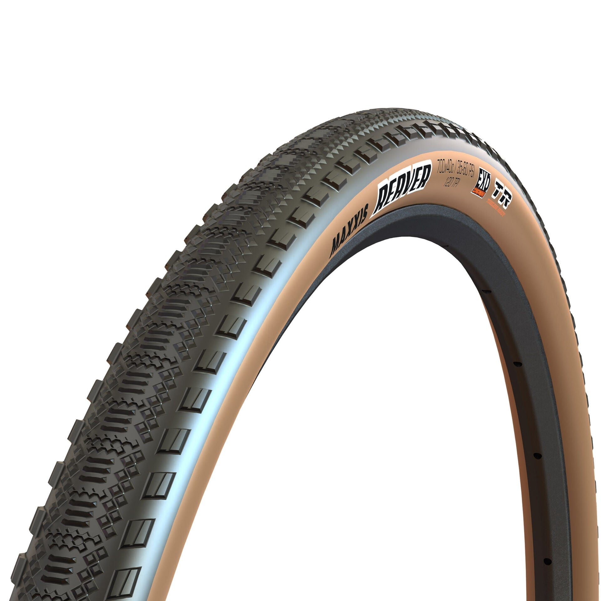 Maxxis Reaver Exo TL Ready 120 TPI 700 tyre