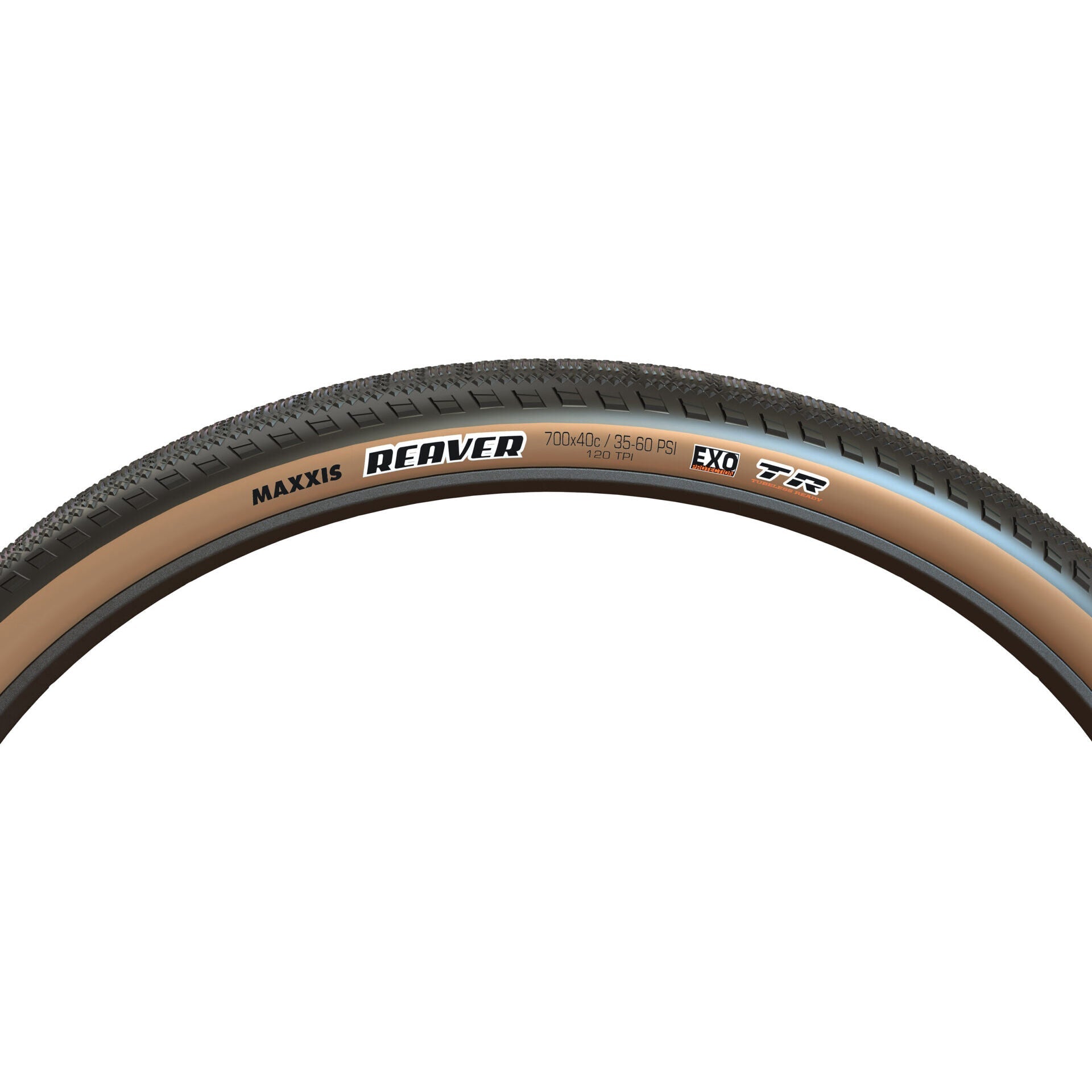 Maxxis Reaver Exo TL Ready 120 TPI 700 tyre