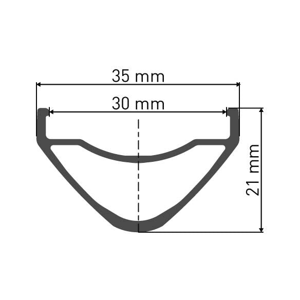 DT Swiss HX531 DB 27,5" 30mm rim