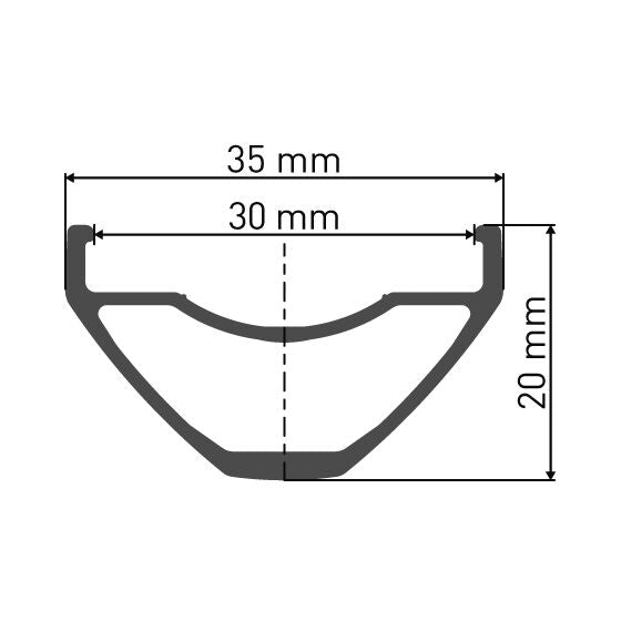 DT Swiss H552 DB 27,5" 30mm rim