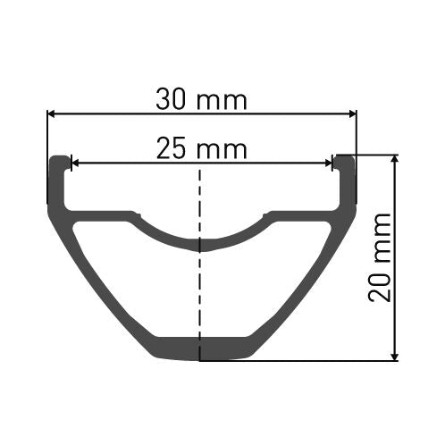 DT Swiss H522 DB 27,5" 25mm rim