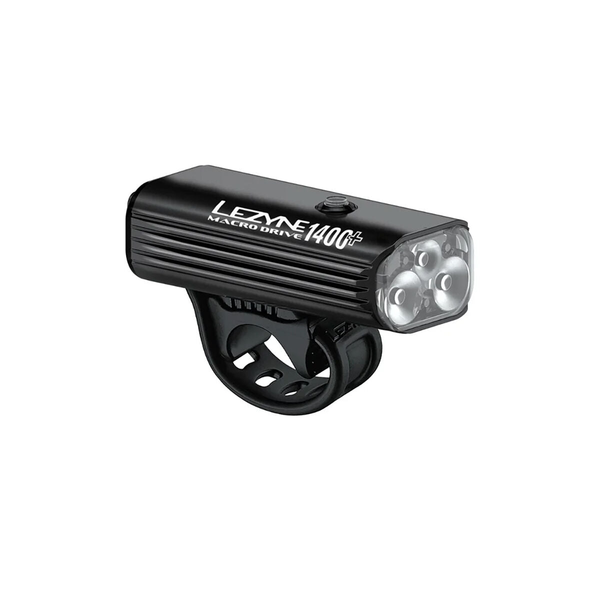 Lezyne Macro Drive 1400 front light + Loaded Satin Black