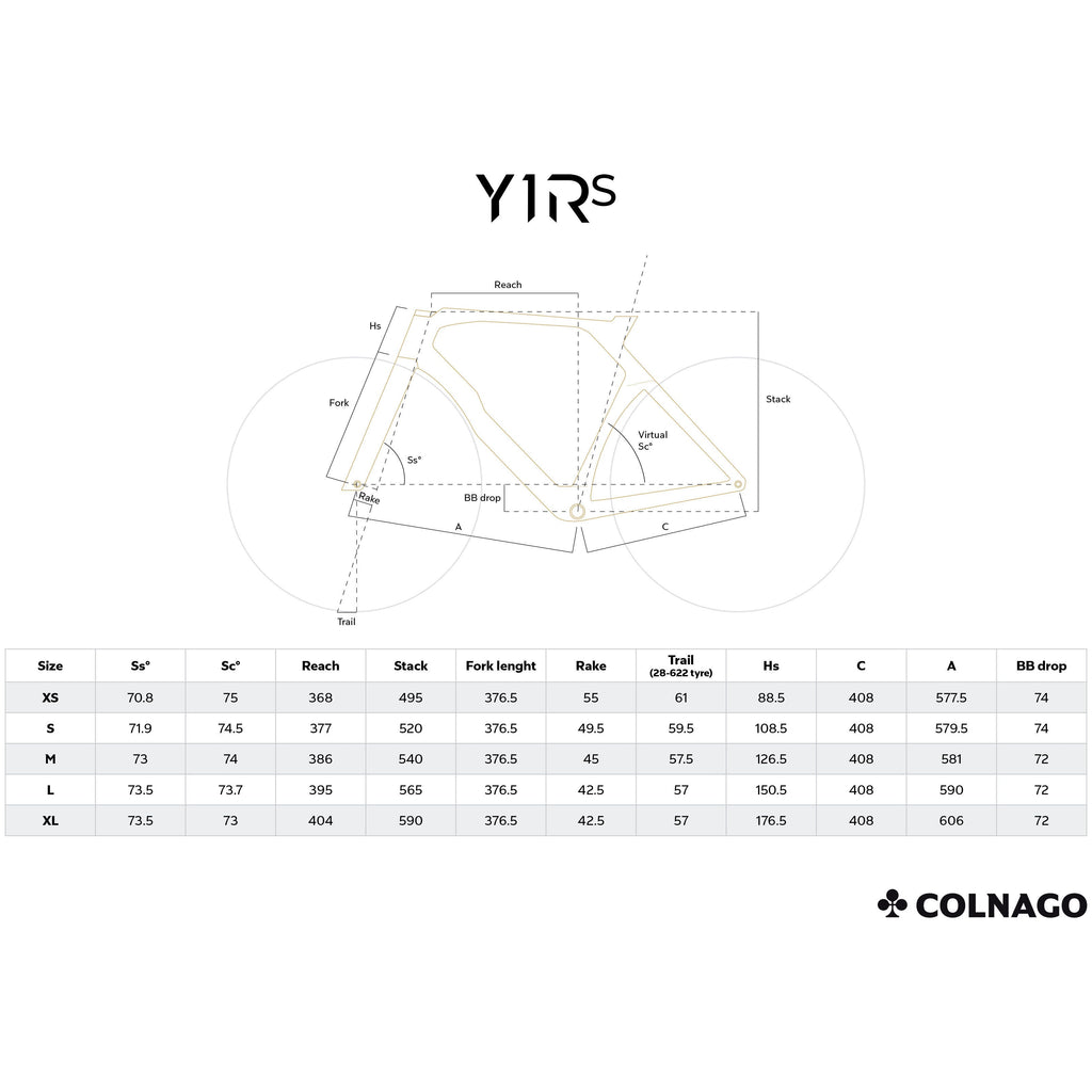 Colnago Y1RS Shimano Dura Ace Di2 + Shimano Dura Ace C50 Whr9270