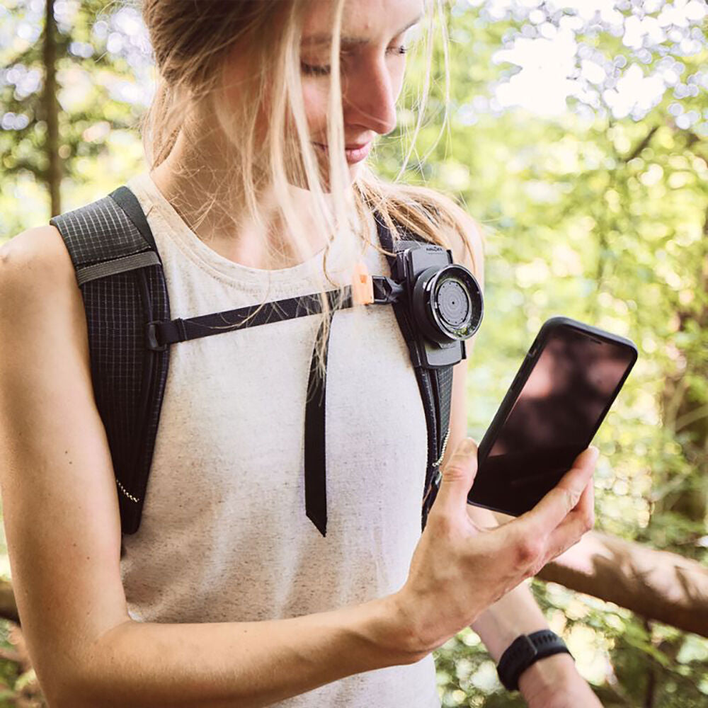 Fidlock Vacuum Tex Set + Turn Base backpack shoulder strap mobile phone holder kit + mobile phone base