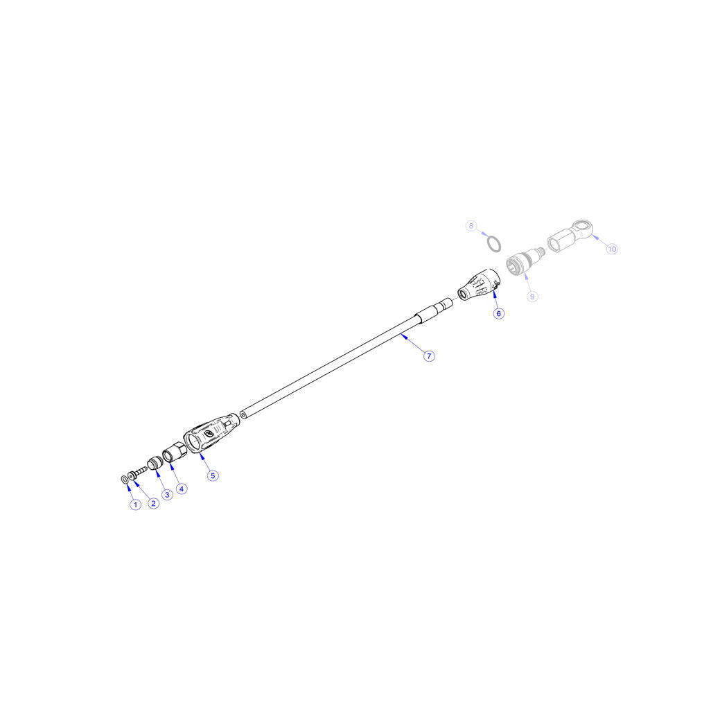 Formula Speedlock Cura/Cura 4 hydraulic brake hose, 200 cm