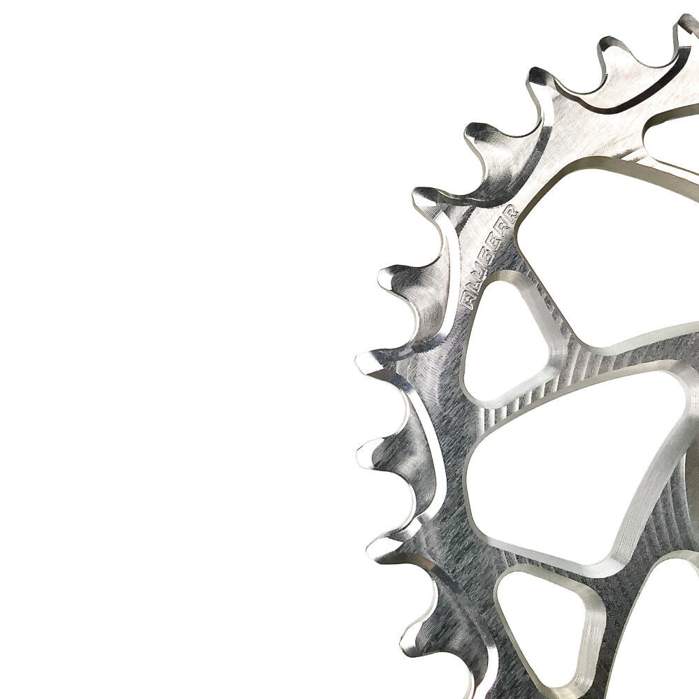 Alugear Gravel Beach Ball chainring for Sram 8-Bolt Direct Mount Axle Type