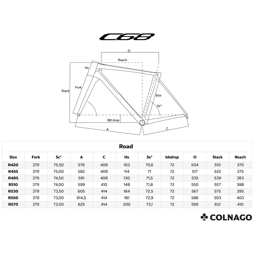 Colnago C68 Disc frame