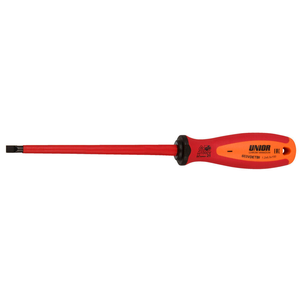Unior 603TBI VDE insulated slotted screwdriver